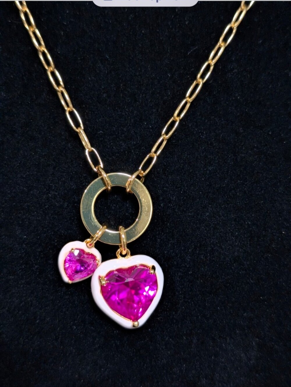 Kate Spade New York ♠️ Sweetheart Charm Pendant Necklace - Picture 3 of 6